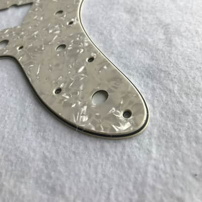 For Japan Jazzmaster Guitar Pickguard , 4 Ply Ivory White Pearl image 7