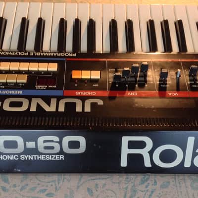 Roland Juno-60 61-Key Polyphonic Synthesizer 1982 - 1984 - Black image 9