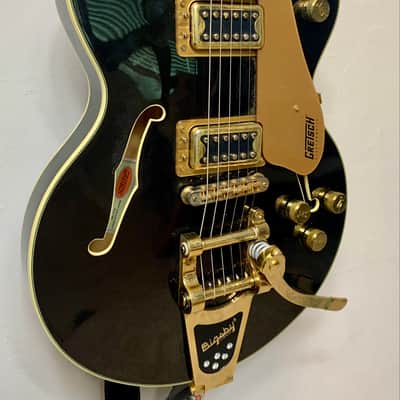 Gretsch G5655TG Electromatic Center Block Jr. Single Cutaway with Gold Hardware 2020 - Present - Black Gold image 6