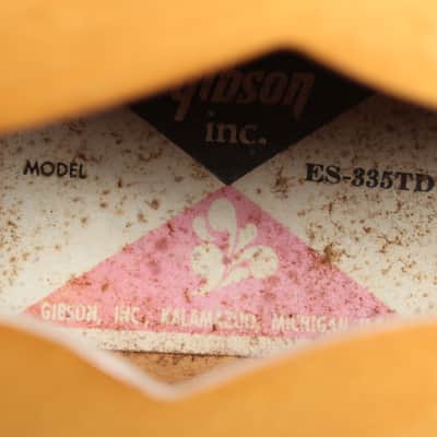 1978 Gibson ES-335TD natural blonde image 6