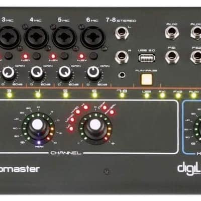 Studiomaster digiLiVE 8C 8-Channel Digital Mixing Console - Brand New  Reverb Category image 2