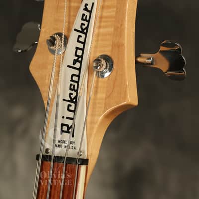 1973 Rickenbacker 4001 Bass Mapleglo w/original Toaster pickup FLAME MAPLE NECK! image 7