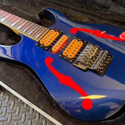Ibanez PGM100-JB Paul Gilbert Signature 1989 - 1995 - Jewel Blue image 1