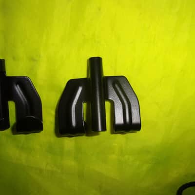 Ludwig New Bas Drum Claws Lot of 2 Black / Ebony from Questlove or others image 2