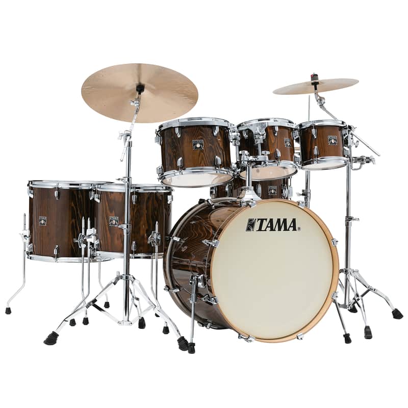 Tama Superstar Classic Exotix 7-Piece Shell Pack - Gloss Java Lacebark Pine image 1