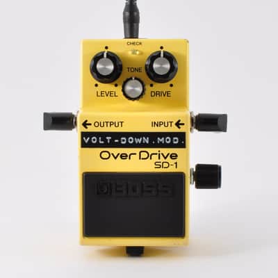 Boss SD-1 Modified Volt-Down 2.5-7.5V Fuzz Sound Super Overdrive Made In Taiwan 2003 Used From Japan #QR11954 image 7