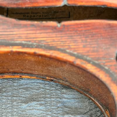 19th C. Antique 4/4 German Violin (after Montagnana) – Serviced by Adolf Paulus / Ludwig Bausch & Sohn, Leipzig⁠ image 7