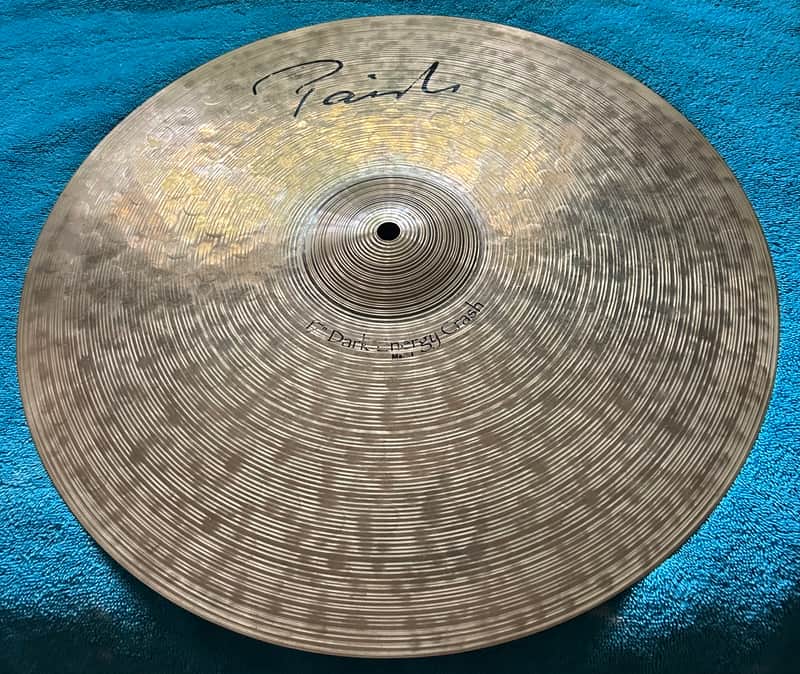 Paiste Signature 17 Inch Dark Energy Crash Cymbal, 1,251 Grams, Video Demo. image 1
