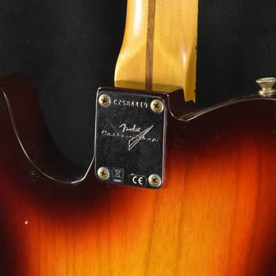 Mint Fender 1959 Telecaster Journeyman Relic Faded Aged Chocolate 3-Color Sunburst image 8