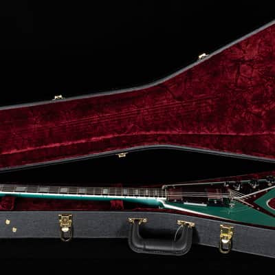 Gibson Custom Shop Willcutt Exclusive Flying V Custom Inverness Green Gloss (243) image 7