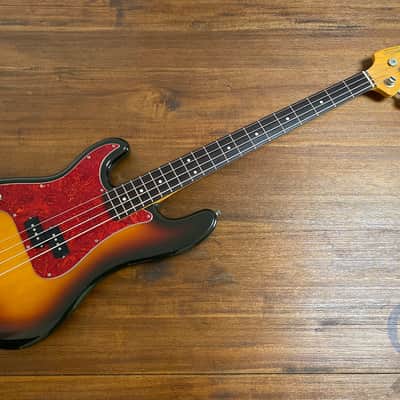 Fender Precision Bass, ‘62, LEFT HAND, 3 Tone Sunburst, 1991 image 3