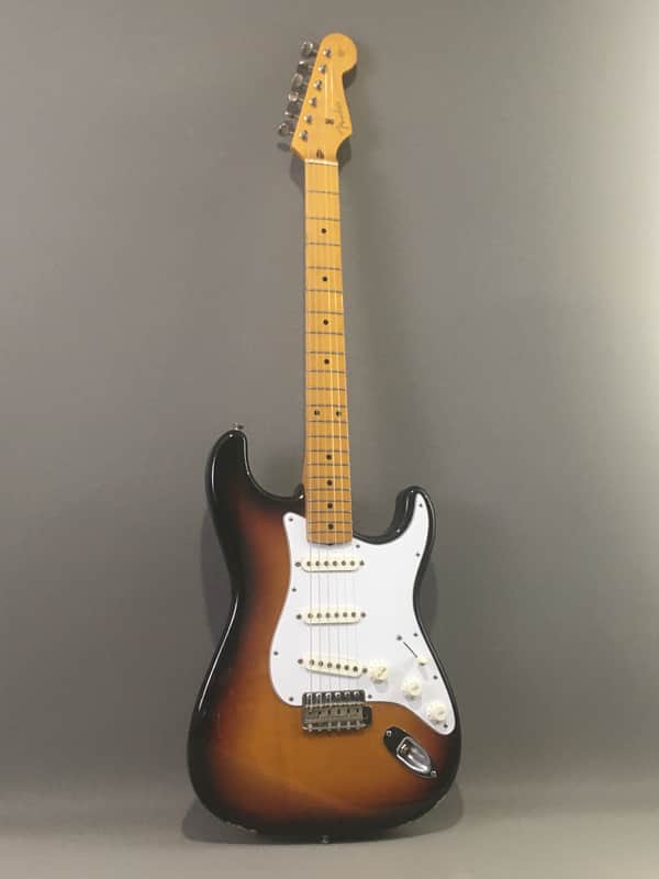 Vintage Fender Stratocaster 1993 Sunburst Solid Body Custom Strat Relic ST57/62 Mod Guitar HSC 7 Lb image 1