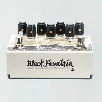Old Blood Noise Endeavors Black Fountain Stereo Delay Pedal- Cream- New! image 3