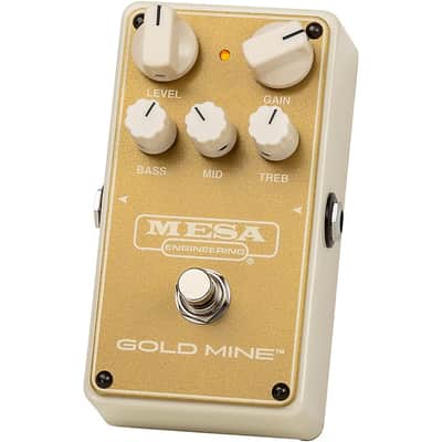 MESA/Boogie Gold Mine Overdrive Effects Pedal Regular Gold image 3
