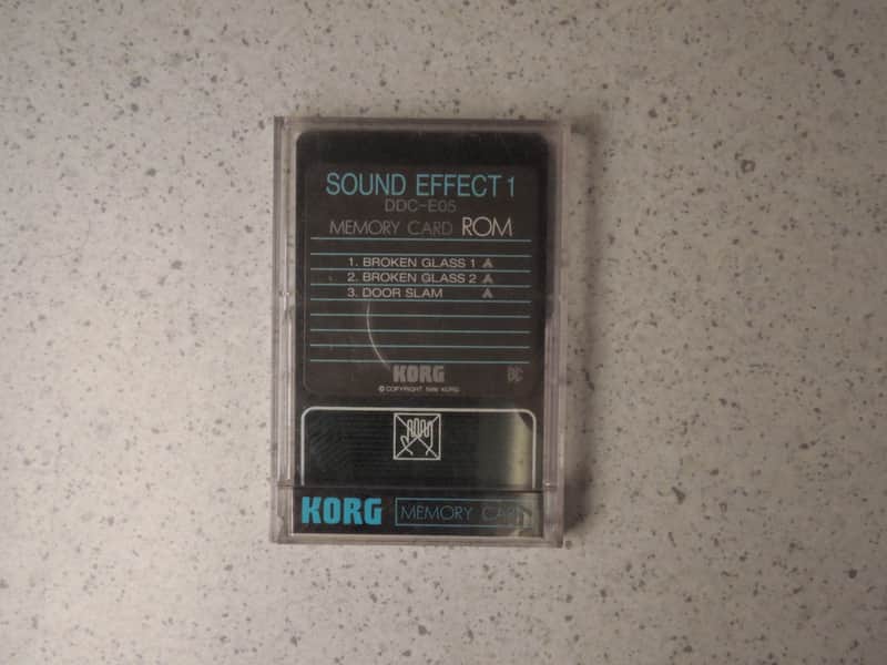 Korg DDC-E05 Sound Effect 1 Card for the Korg DDD-1,DDD-5 image 1