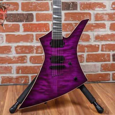 Jackson USA Custom Shop Kelly TOM Quilted Maple Top Transparent Purple Burst 2025 w/OHSC image 1