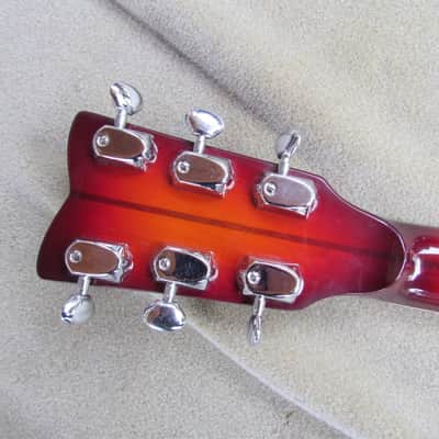 1960's Sano S-90 Semi Hollow Body Guitar W/OHC Cherry Sunburst Made In Italy Sano Wacky Guitar image 9