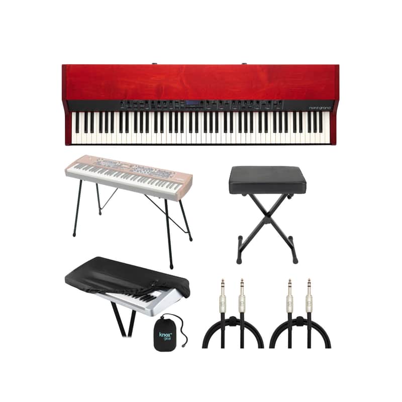 Nord Grand 2 88 Key Kawai Hammer Action with Ivory Touch Keyboard Bundle image 1