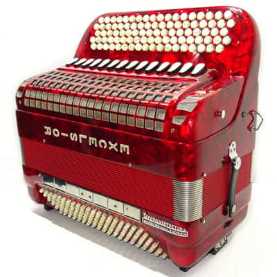 Perfect Excelsior 120 Bass Button Accordion, made in Italy, C System, Double Cassotto, 2538, includes Straps and Hard Case, Professional Accordian! image 5