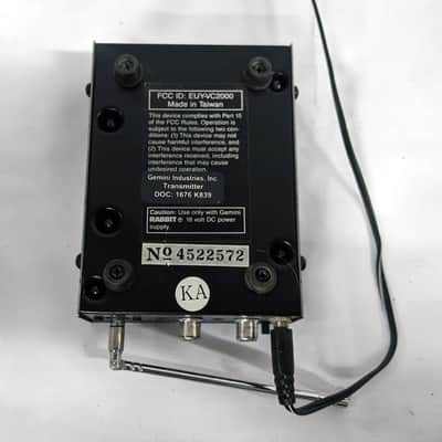 Gemini Rabbit Transmitter VC2000 W/ Power supply image 6