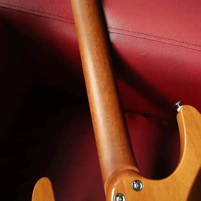 Suhr Custom Modern Mahogany Trans Blue Denim Quilt Top 2010 image 8