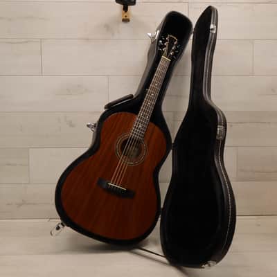 Zager EZ-Play SS MHGY 000 Parlor Petite Full Size Mahogany Acoustic Guitar w/ OHSC image 11