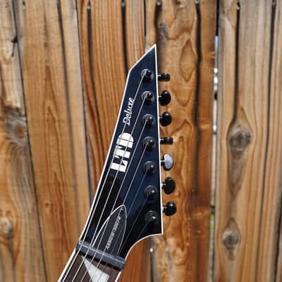 ESP LTD ARROW-1007 Baritone Evertune Black 7-String Electric Guitar image 4
