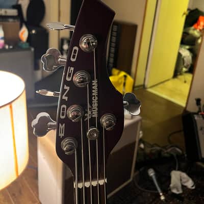 Ernie Ball Music Man Bongo 5 HH 2003 - 2009 - Rolls Burgundy image 8