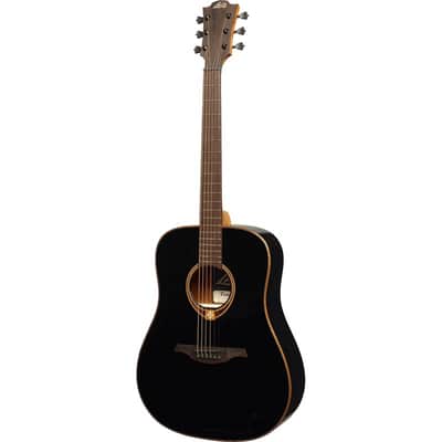 Lag Tramontane T118D-BLK | Dreadnought Acoustic Guitar, Black. New with Full Warranty! image 4