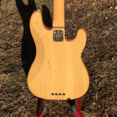 Left Handed Fender Hot Rod Precision Bass 2001 Natural Lefty image 6