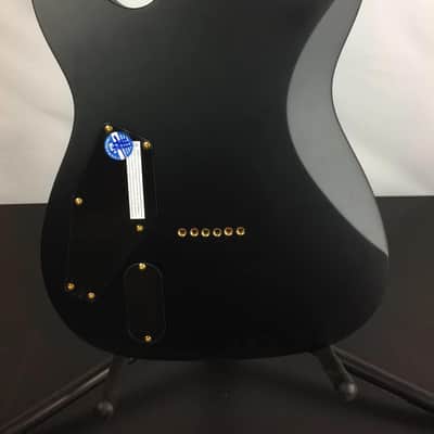 ESP LTD AA-1 Alan Ashby Signature Electric Guitar, Ebony Fingerboard, Black Satin image 6