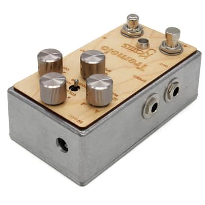 NEW KJams Tremolo! - Tap Tempo Harmonic Tremolo with Tap and Expression inputs from KLEIN JAMS. Wood Top! image 3