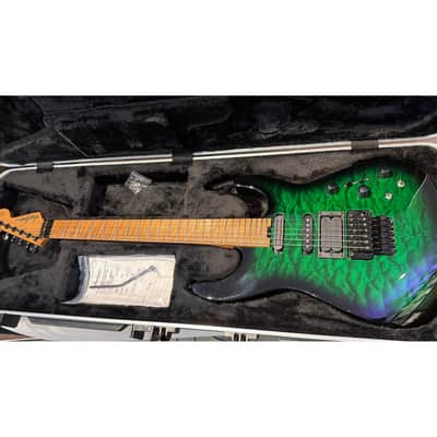 Jackson Custom Shop USA #508 Hand-Selected Bananas At Large Exclusive Special Edition PC1 Electric Guitar - Trans Green Burst image 4
