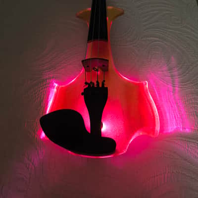 Aurora Gold 4 St Acrylic Electric Violin With LEDs 2019 - Gold image 7