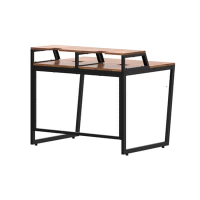 Wavebone Star Rover™ Studio Desk with Keyboard Tray - Wood Finish image 6