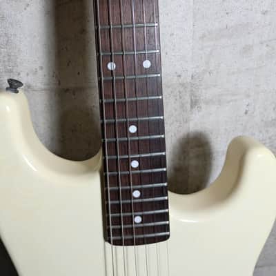Alpha Matsumoku Japan Kramer Charvel style super strat 80's White image 6