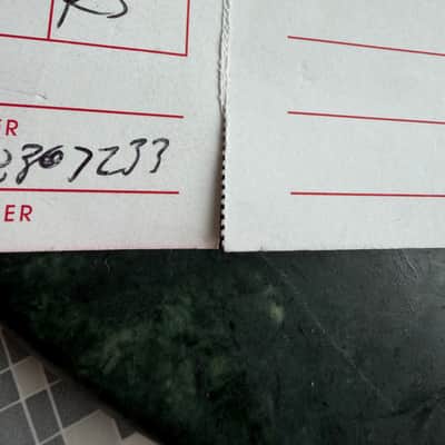 Fender Baja Telecaster Inspection tag and Hang tag - 2009 image 4