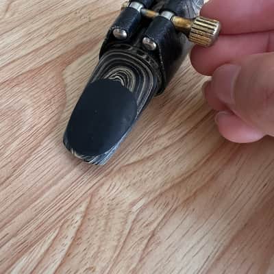 D’Addario  D5M Select Jazz Marble Alto Saxophone Mouthpiece & Rovner Ligature image 7