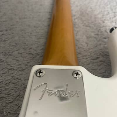 Fender Modern Player Jazz Bass 2012 MIC Olympic White 4-String Rare Bass Guitar image 11