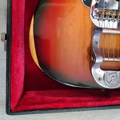 Unique Krautrock-Guitar Fender Telecaster Custom Sunburst - 1974 image 9