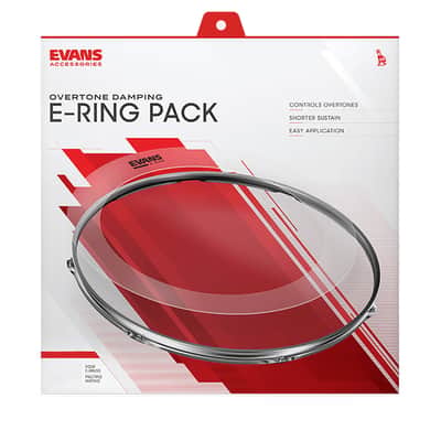 Evans E Ring Rock Tom Set ER-STANDARD Stops Unwanted Drum Overtones image 1
