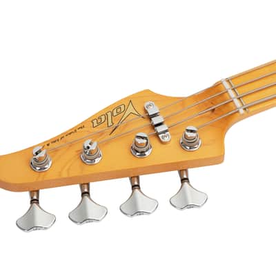 Vola Guitars ZVA 4 string bass - Candy Apple Red CLEARANCE SALE image 4