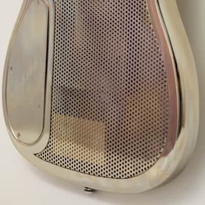 James Trussart Steelcaster Bass (2005) Shiny Gator Engraved (Holey) image 10