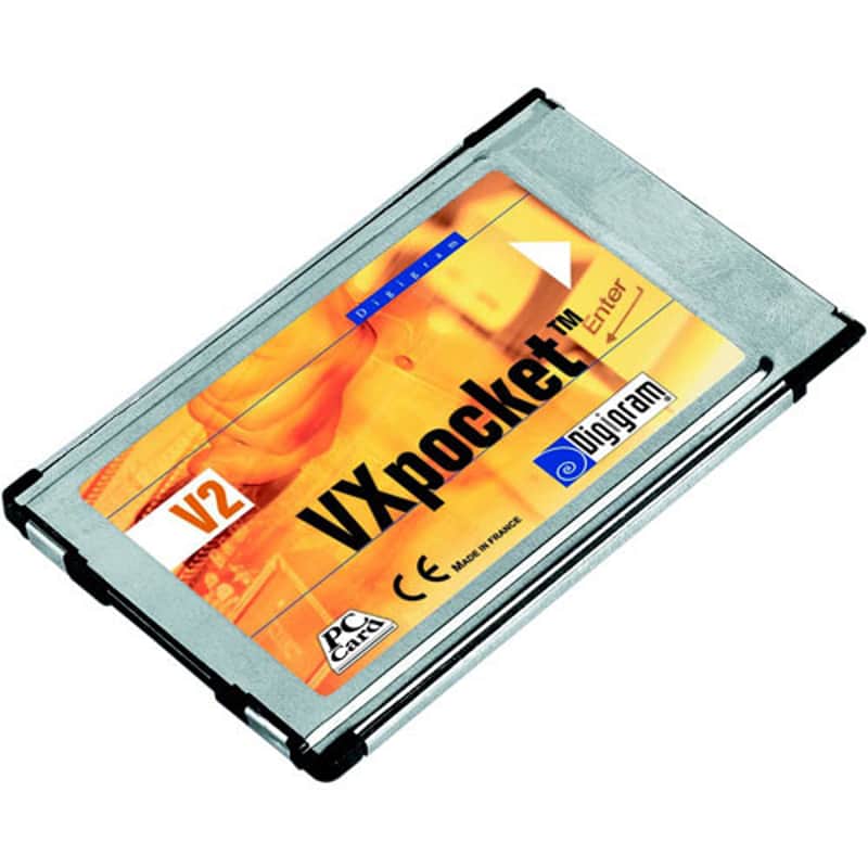 Digigram VXPocket V2 - 2-In/2-Out PCMCIA Laptop Audio Sound Card image 1