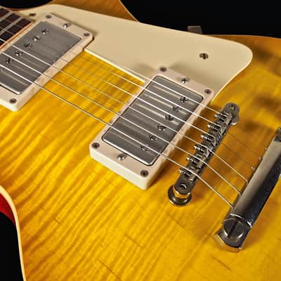 Gibson Les Paul 1958 Historic 58 Custom Shop CR8 Flame Top Chambered 2012 Lemonburst image 4