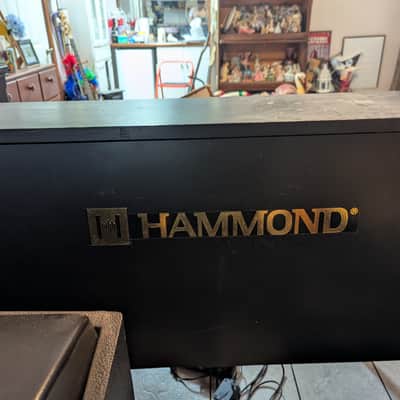 Hammond CV Organ Chop with Leslie 122 Speaker with Trek II TP-2B Percussion Unit - 1940s - 1950s - Ebony image 5