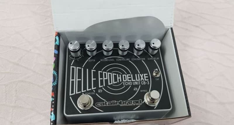 Catalinbread Belle Epoch Deluxe Echo Unit CB-3 Black silver Pedal image 1