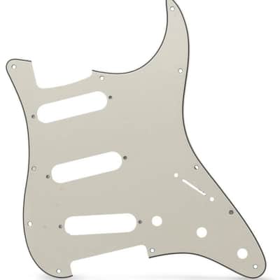 AxLabs 11-Hole Strat-Style Pickguard, 3-Ply Aged White