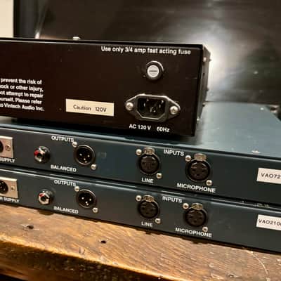 Vintech Audio X73i Mic Pre EQ Pair with PSU 2010s - Blue image 6