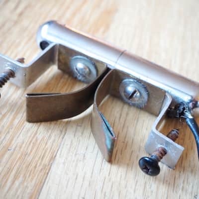 1960s Danelectro Lipstick Pickup Vintage Single Coil, Silvertone Coral image 3